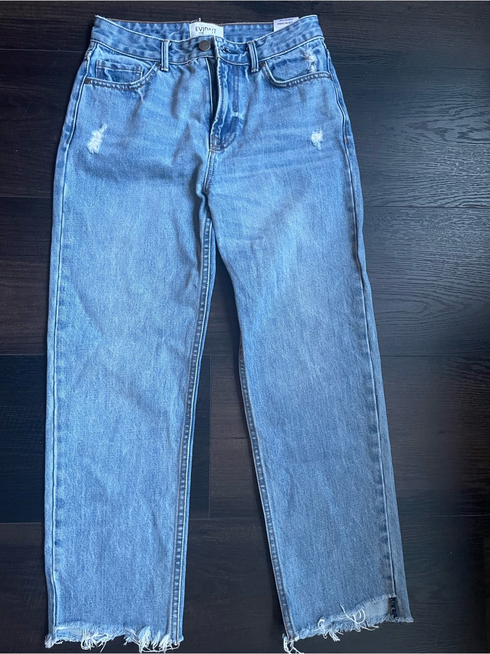 Evidnt Women’s Straight Jeans - Light Blue